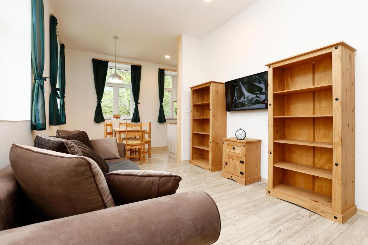 Apartmany Pod Marianskymi Schody Albrechtice v Jizerskych horach Kültér fotó